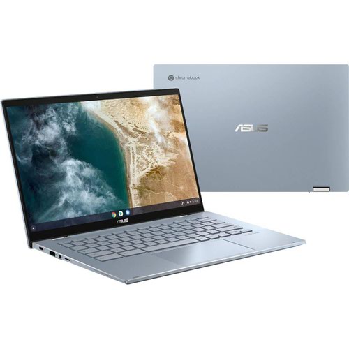 ASUS Chromebook Flip CX5 CB5400FMA AI0032 14 Inch Touchscreen Full HD Intel Core i3 1110G4 8GB RAM 128GB SSD WiFi 6 802.11ax Chrome OS Blue Notebook Notebooks 8ASCB5400FMAAI0