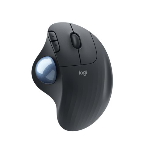 Logitech M575 for Business Bluetooth Wireless Trackball 2000 DPI Mouse Graphite