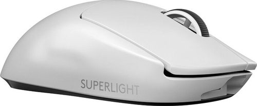 Logitech G Pro X Superlight 25400 DPI RF Wireless Gaming Mouse White Logitech