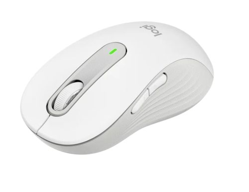 Logitech Signature M650 RF Wireless Bluetooth Optical 5 Buttons 2000 DPI Mouse Off White Logitech