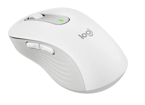 Logitech Signature M650 RF Wireless Bluetooth Optical 5 Buttons 2000 DPI Mouse Off White  8LO910006255