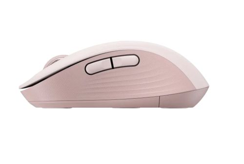 Logitech Signature M650 RF Wireless Bluetooth Optical 5 Buttons 2000 DPI Mouse Rose Pink  8LO910006254