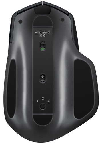 Logitech MX Master 2S Wireless Bluetooth Laser 7 Buttons 4000 DPI Mouse Graphite Logitech
