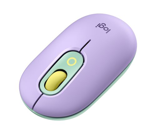 Logitech POP with Emoji Ambidextrous 4000 DPI 4 Buttons Bluetooth Wireless Optical Mouse Daydream Mint Logitech