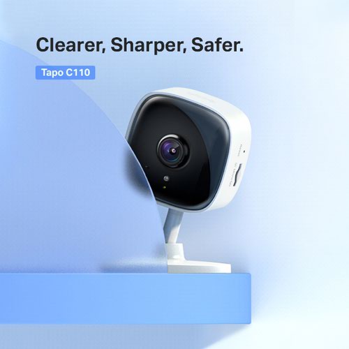 TP Link 3 Megapixels Home Security WiFi Camera with Night Vision Motion Detection and 2 Way Audio White