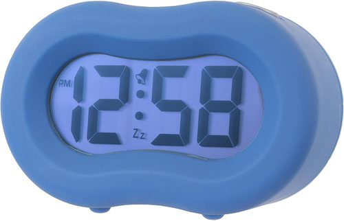 67491AT - Acctim Vierra Alarm Clock Moroccan Blue 15119