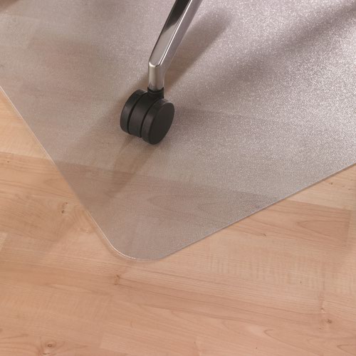 Ecotex Evolutionmat Floor Protection Mat for Hard Floors Improved Polymer With Up To 50 % Recycled Content 120 x 150cm Transparent UFRECO124860EP