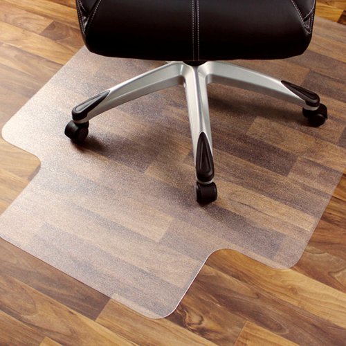Floortex Floor Protection Mat Cleartex Ultimat Made of Original Floortex Polycarbonate for Hard Floors 119 x 89cm with Lip Transparent UFR128919LR Chair Mats 11105FL