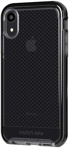 Tech 21 Evo Check Smokey Black Transparent Apple iPhone XR Mobile Phone Case