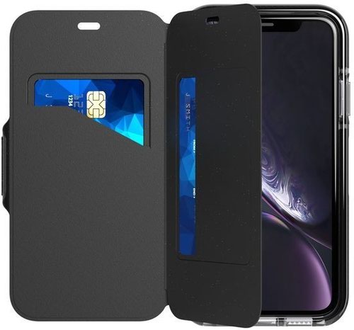 Tech 21 Evo Wallet Black Apple iPhone XR Mobile Phone Case Mobile Phone Case 8T216110