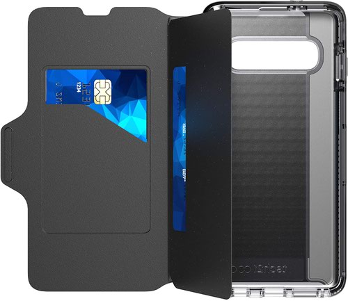 Tech 21 Evo Wallet Black Samsung Galaxy S10 Mobile Phone Case