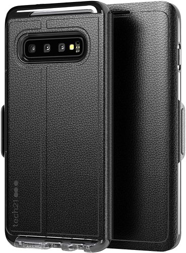 Tech 21 Evo Wallet Black Samsung Galaxy S10 Mobile Phone Case Tech 21