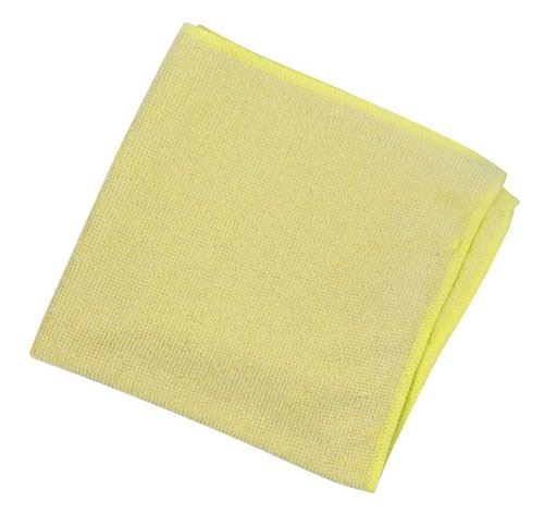 ValueX Microfibre Cloth 38 x 38cm Yellow (Pack 10) 0707038