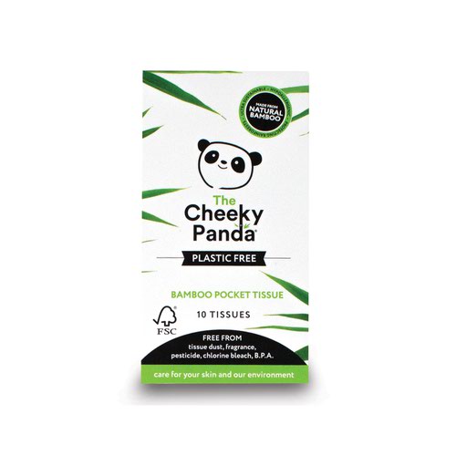 Cheeky Panda Bamboo Pocket Tissue 10 Tissues (Pack of 96) PFPOCKTX96
