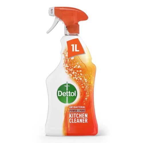 Dettol Power and Pure Kitchen Cleaner Spray 1 Litre - 3047896 29896RB Buy online at Office 5Star or contact us Tel 01594 810081 for assistance