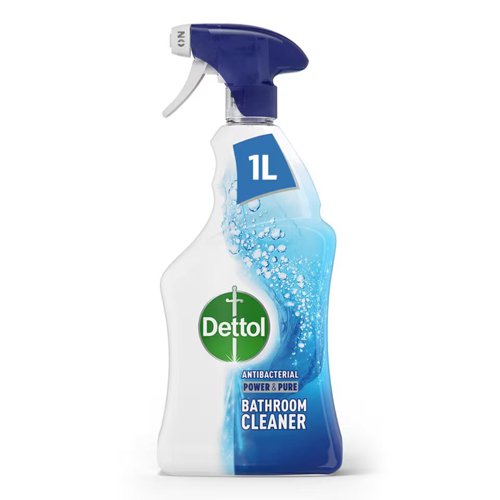 Dettol Power and Pure Bathroom Cleaner Spray 1 Litre - 3047897 29903RB Buy online at Office 5Star or contact us Tel 01594 810081 for assistance