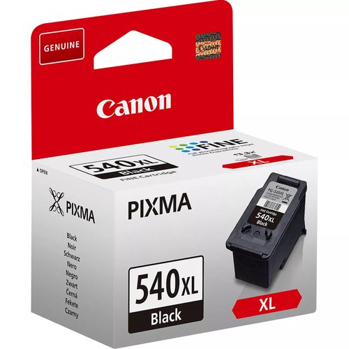 Canon PG540XL Black High Yield Ink Cartridge 21ml - 5222B001