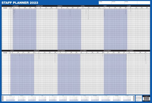 ValueX Staff Year Planner Unmounted 2023 SPU