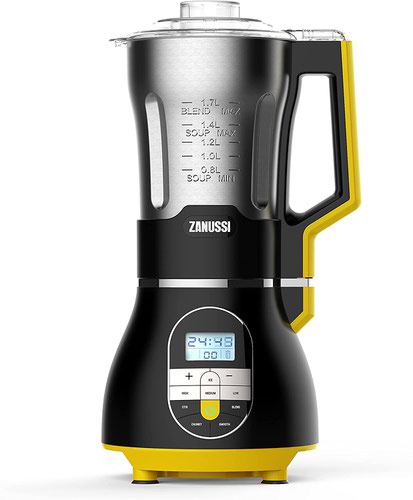 Zanussi 900W Yellow Blender and Soup Maker with Three Temperature Settings