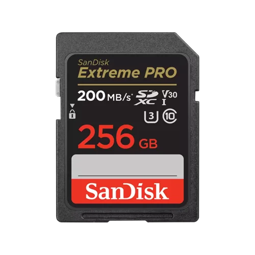 SanDisk Extreme PRO 256GB SDXC UHS-I Class 10 Memory Card