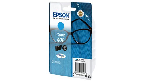 Epson 408 Cyan Standard Capacity Ink Cartridge 14.7ml - C13T09J24010