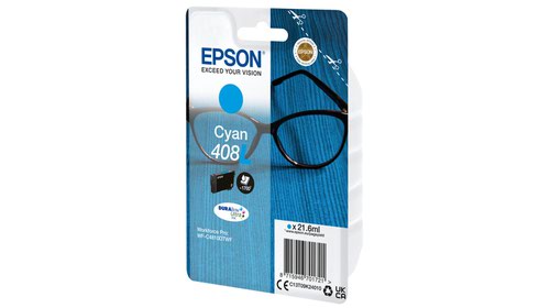 Epson 408XL Cyan High Capacity Ink Cartridge 21.6ml - C13T09K24010