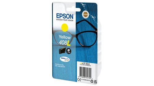 OEM Epson DURABrite Ultra 408L High Capacity Yellow Ink Cartridge C13T09K44010
