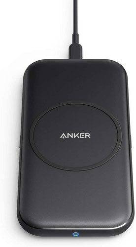 Anker PowerWave 7.5W Rectangular Pad Qi Certified Wireless Charger Black