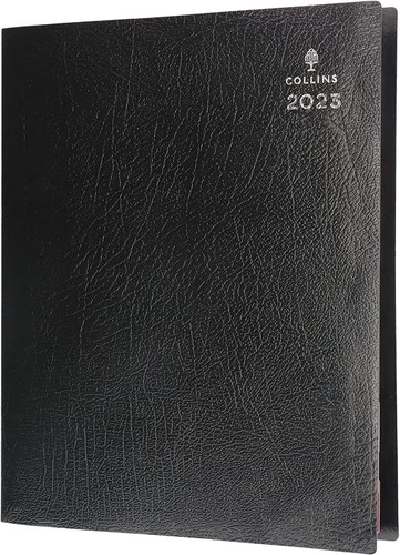 Collins Leadership Diary A4 Day To Page Appointments 2023 Black CP6743-23