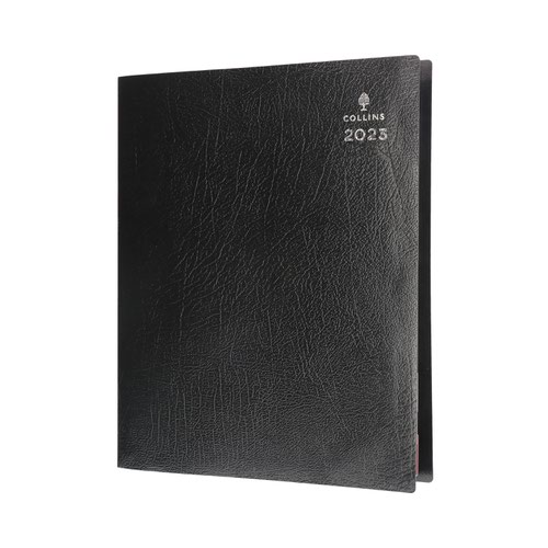 Collins Leadership Diary A4 Week To View Appointments 2023 Black CP6740-23