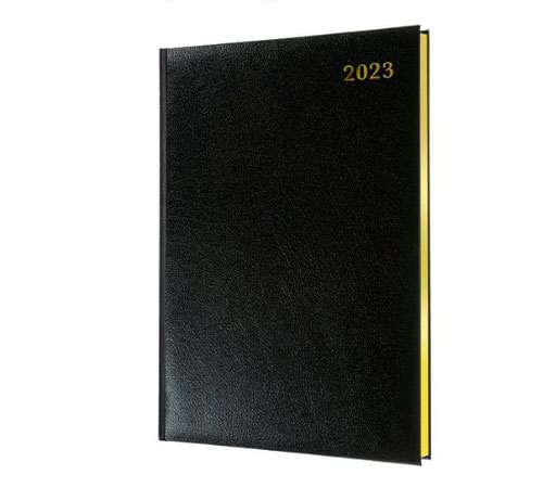 Collins A40 Desk Diary A4 Week To View Appointments 2023 Black A40.99-23