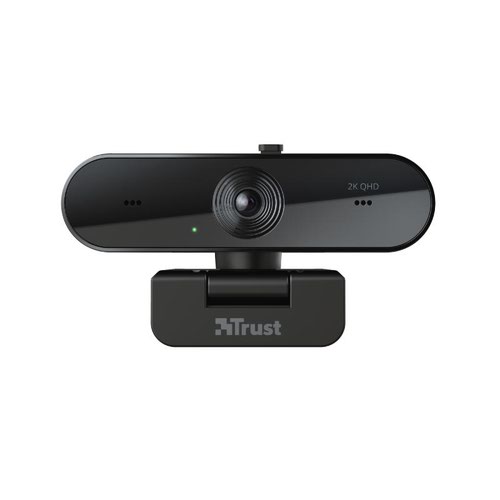 Trust TW-250 2K QHD Webcam with Privacy Filter Black 24421 Webcams TRS24421