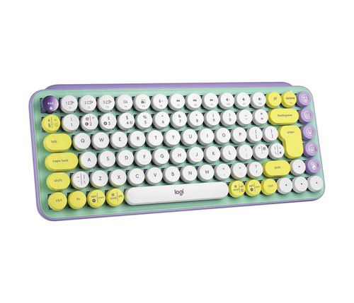 Logitech Pop Keys RF Wireless Bluetooth QWERTY UK English Mechanical Keyboard Daydream Mint Keyboards 8LO920010574