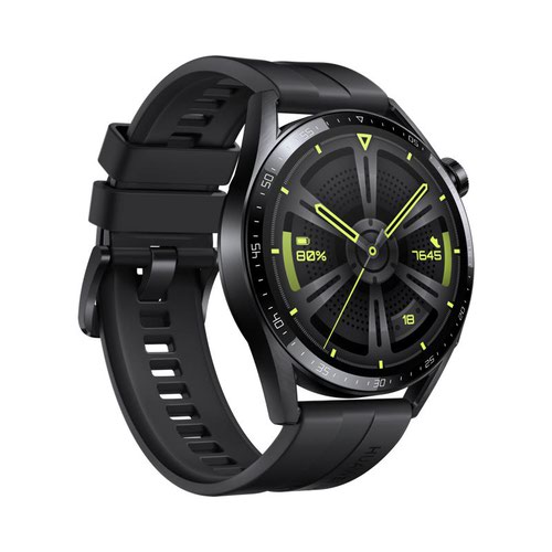Huawei Watch GT3 46mm AMOLED GPS 4GB ROM Bluetooth 5.2 Harmony OS Black Strap