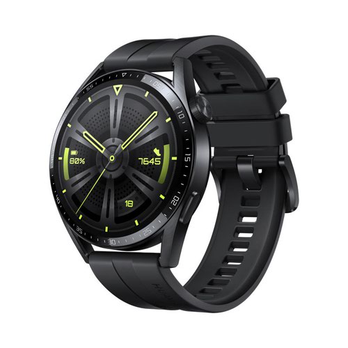 Huawei Watch GT3 46mm AMOLED GPS 4GB ROM Bluetooth 5.2 Harmony OS Black Strap 8HU55026956 Buy online at Office 5Star or contact us Tel 01594 810081 for assistance