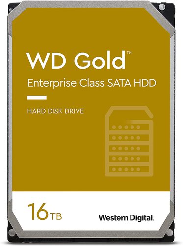 Western Digital Gold 16TB SATA 6Gbs 7200 RPM 512MB Cache 3.5 Inch Internal Hard Disk Drive Hard Disks 8WD161KRYZ