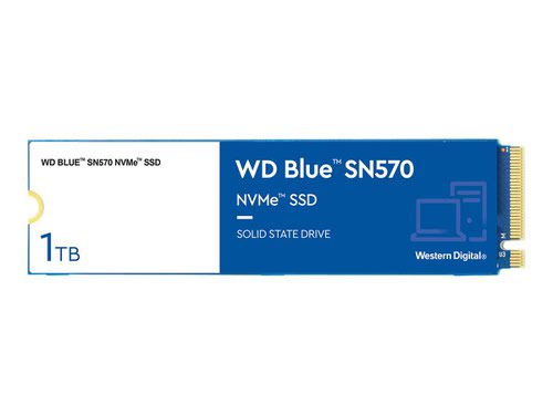Western Digital Blue SN570 1TB M.2 PCI Express 3.0 NVMe Internal Solid State Drive