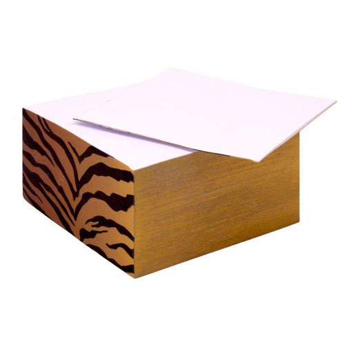 Release your inner wild side with our brand new range of fierce animal print stationery.Our Wild Memo Block is a staple in any home or office, an essential for jotting down important notes and reminders. Designed with a bold and daring animal print the memo block will sit perfectly on your desk alongside our matching 'Wild' stationery range.Our compact memo block measures 80mm x 80mm x 43mm and is the perfect size for storing to the side of your desk or keeping by the phone. The memo block comes with 500 sheets of 70 GSM paper. Our memo blocks are the perfect companion to make sure that you never miss an important message again!