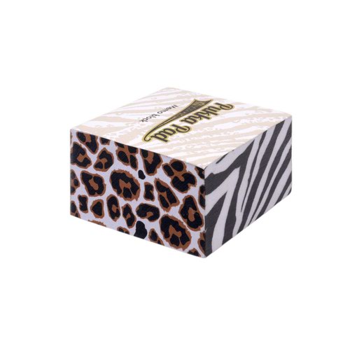 24032PK | Release your inner wild side with our brand new range of fierce animal print stationery.Our Wild Memo Block is a staple in any home or office, an essential for jotting down important notes and reminders. Designed with a bold and daring animal print the memo block will sit perfectly on your desk alongside our matching 'Wild' stationery range.Our compact memo block measures 80mm x 80mm x 43mm and is the perfect size for storing to the side of your desk or keeping by the phone. The memo block comes with 500 sheets of 70 GSM paper. Our memo blocks are the perfect companion to make sure that you never miss an important message again!