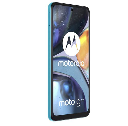 Motorola Moto G22 4G 6.5 Inch Dual SIM Android 11 4GB RAM 64GB Iceberg Blue Smartphone Motorola