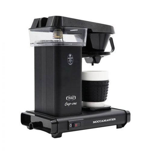 Moccamaster Cup One Coffee Machine Matt Black UK Plug 8MM69624 Buy online at Office 5Star or contact us Tel 01594 810081 for assistance