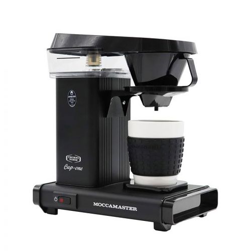 Moccamaster Cup One Coffee Machine Matt Black UK Plug Moccamaster
