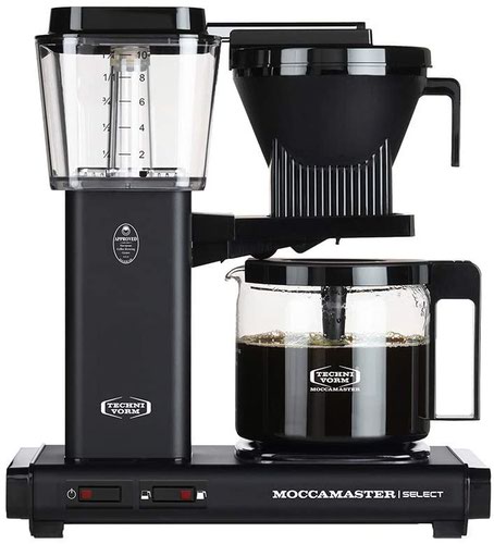 Moccamaster KBG 741 Select Matt Black Coffee Maker UK Plug