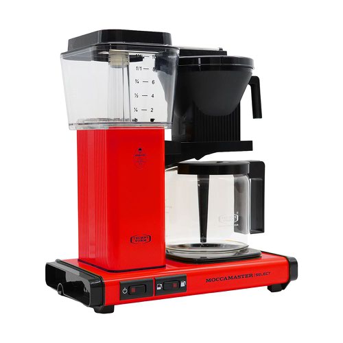 Moccamaster KBG 741 Select Red Coffee Maker UK Plug Moccamaster