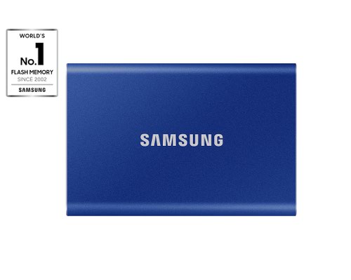 Samsung 1TB USB 3.2 External Portable Hard Drive Blue Hard Disks 8SAMUPC1T0H