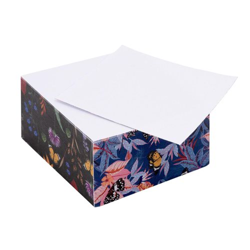 23976PK - Pukka Pad Bloom Memo Block 500 sheets 80 x 80 x 43mm 9514-BLM
