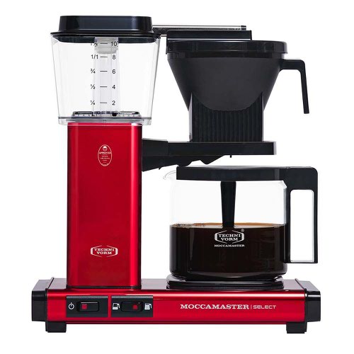 Moccamaster KBG 741 Select Red Metallic Coffee Maker UK Plug