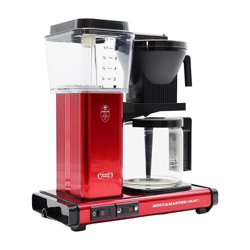 Moccamaster KBG 741 Select Red Metallic Coffee Maker UK Plug 8MM53821