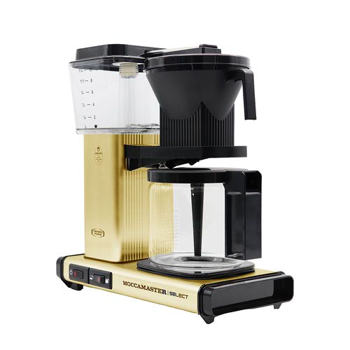 Moccamaster KBG 741 Select Brushed Brass Coffee Maker UK Plug 8MM53803 Buy online at Office 5Star or contact us Tel 01594 810081 for assistance