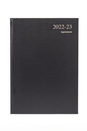 Collins 2022/23 Academic Diary A4 Day Per Page Black